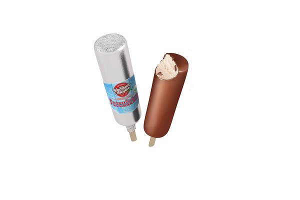 Мороженое Чистая линия Российское эскимо пломбир в молочном шоколаде