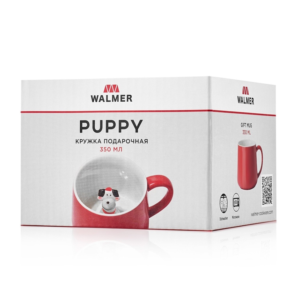 

Кружка Walmer подарочная с фигуркой Puppy