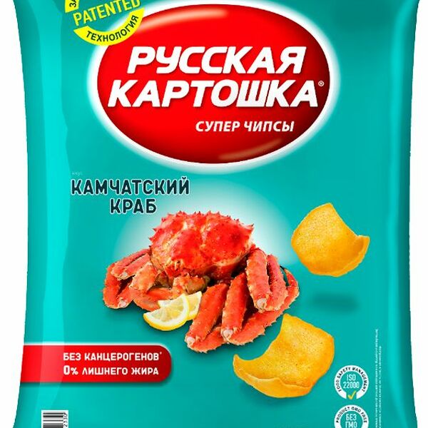 Чипсы Русская картошка камчатский краб 200г