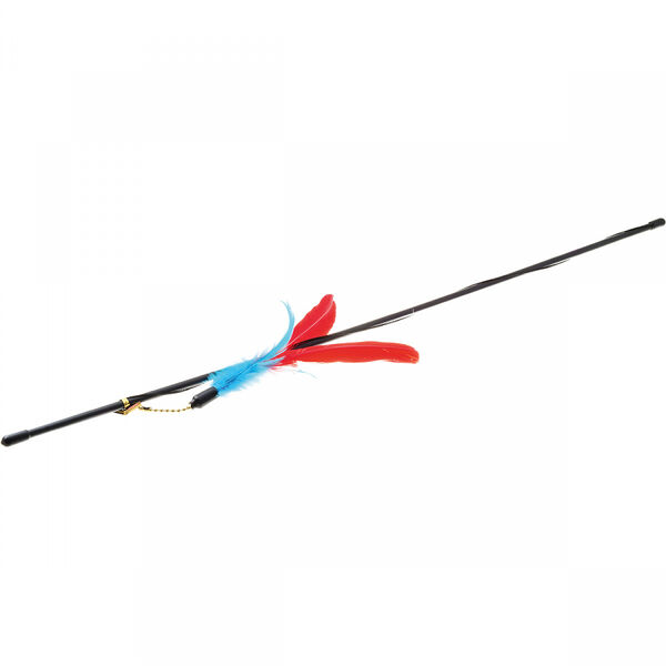 Игрушка для кошек ZooOne ДРАЗНИЛКА (гусиное перо) 60 см