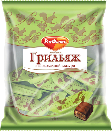 

Конфеты Рот Фронт Грильяж в шоколаде 200 г