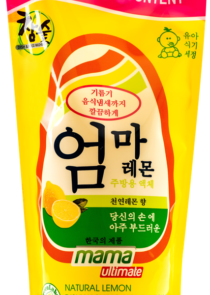 Бальзам для мытья посуды и детских принадлежностей MAMAULTIMATE Reffil с ароматом лимона