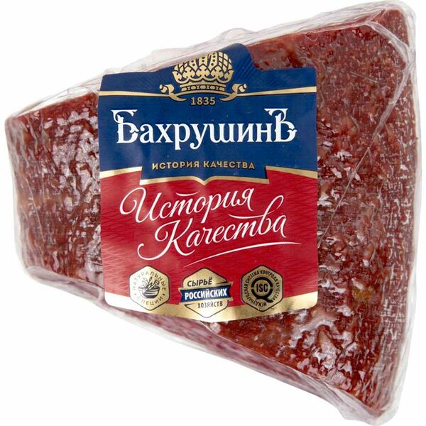 Колбаса сырокопчёная Веранезе БахрушинЪ полусухая