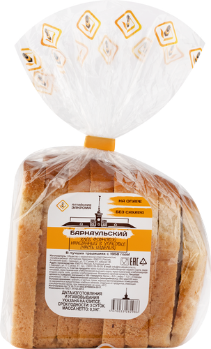 

Хлеб Алтайские закрома Барнаульский нарезка 300 г