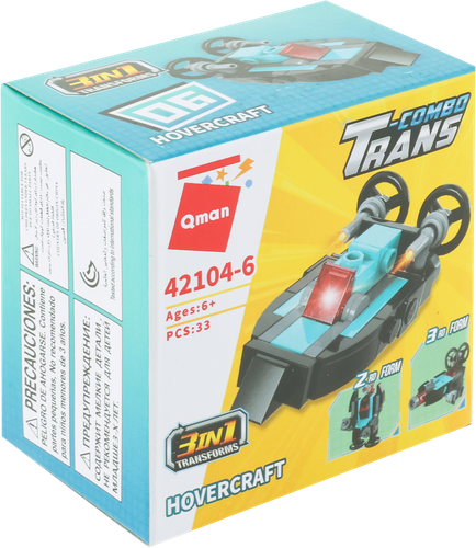 

Конструктор Qman Транспорт 1 шт., в ассортименте