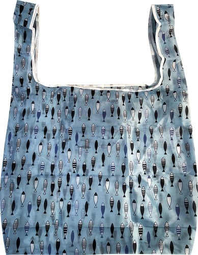 Сумка хозяйственная складная ЛЕНТА 42х40х15см