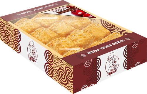 

Изделия хлебобулочные слоеные СМАК с начинкой со вкусом вишни, 400г