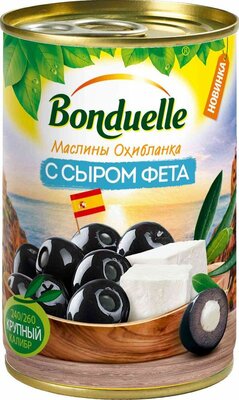 Маслины Охибланка Bonduelle с сыром Фета