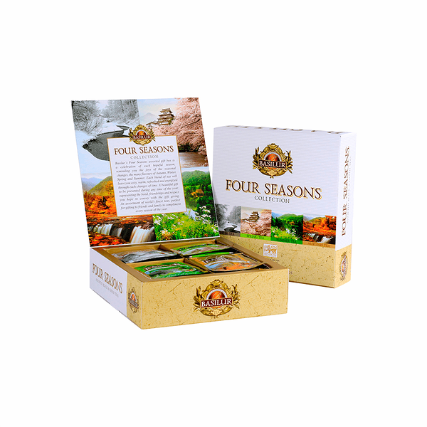 Набор чайный BASILUR Ассорти Времена Года черный + зеленый