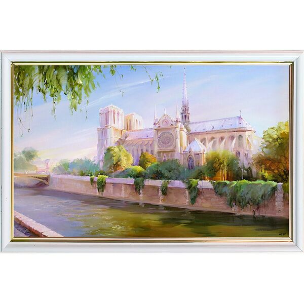 Картина в раме Парижское утро, 30х20 см