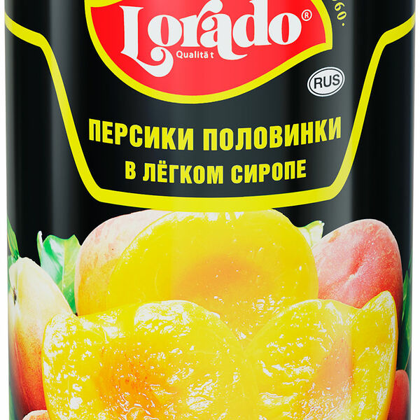 Персики в легком сиропе Lorado половинки