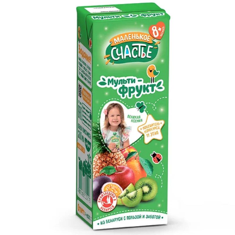 

Нектар Маленькое Счастье Мультифрукт 200 мл