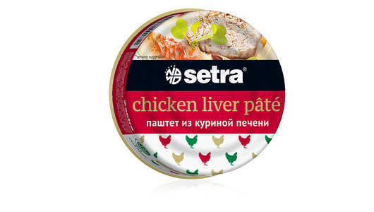 Паштет Setra из куриной печени, 100 г
