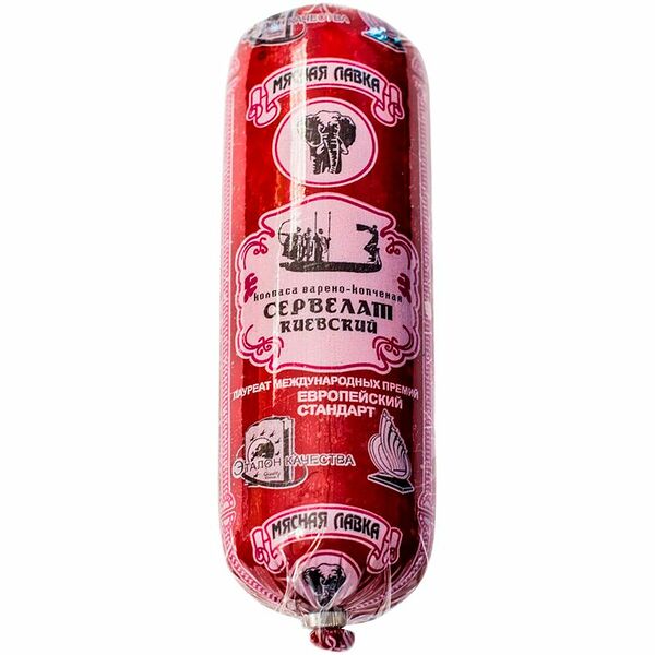 Колбаса варёно-копчёная Мясная Лавка Сервелат Киевский
