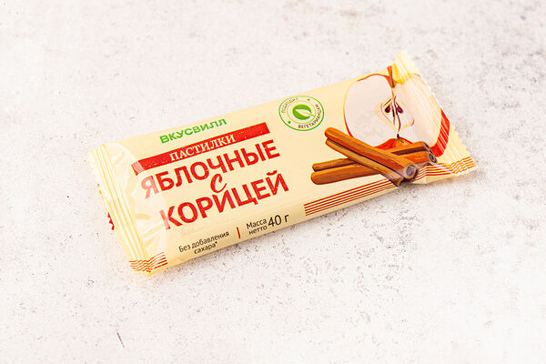 Пастилки яблочные с корицей