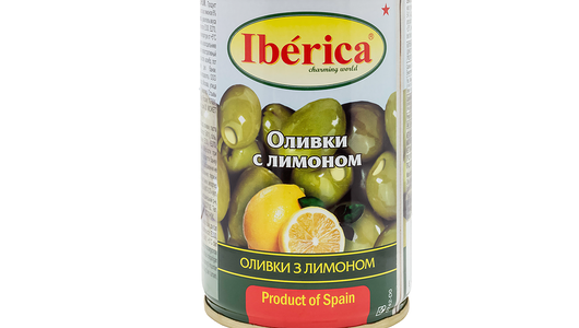 Оливки Iberica с лимоном ж/б