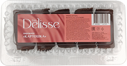 Пирожное DELISSE Картошка, 350 г
