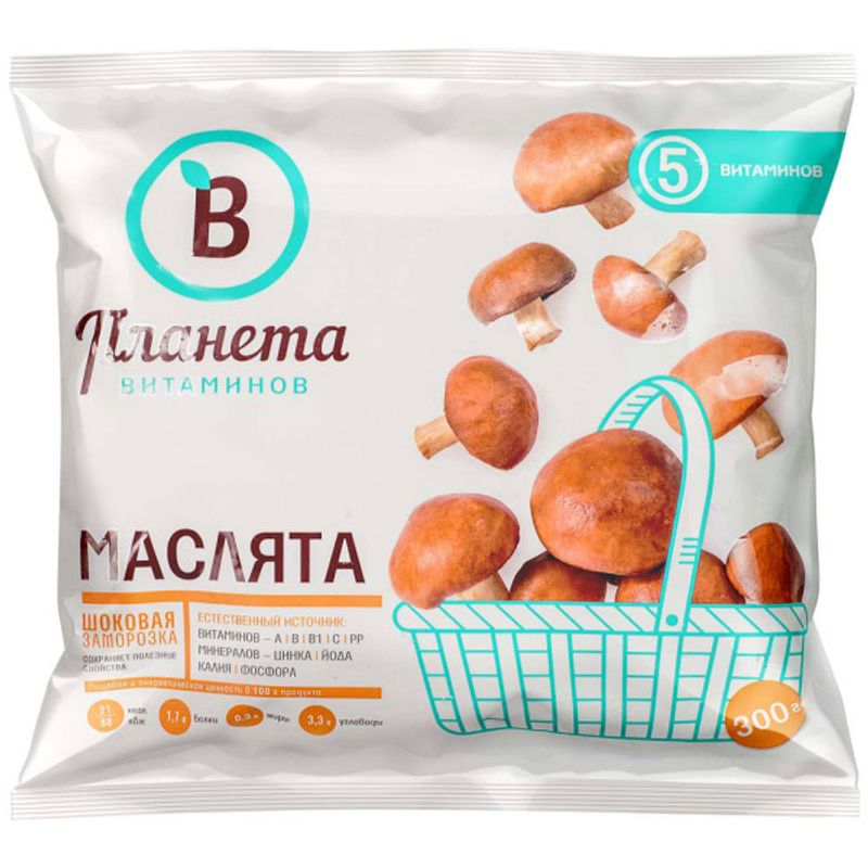 

Маслята Планета Витаминов замороженные 300 г