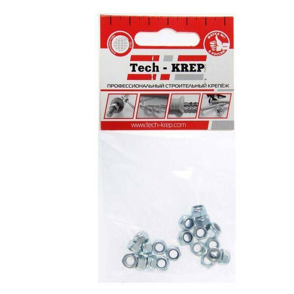 Гайка DIN 985 М5 мм TECH-KREP, оцинкованная, 20шт