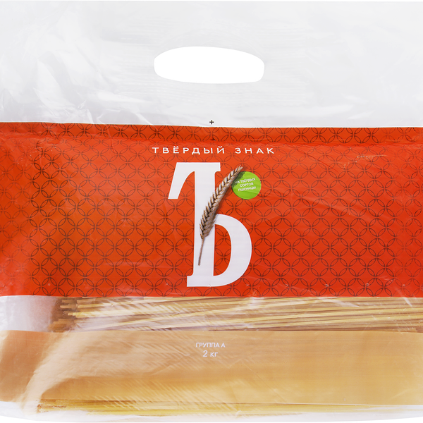 Макароны ТВЕРДЫЙ ЗНАК Спагетти, группа А, 2кг