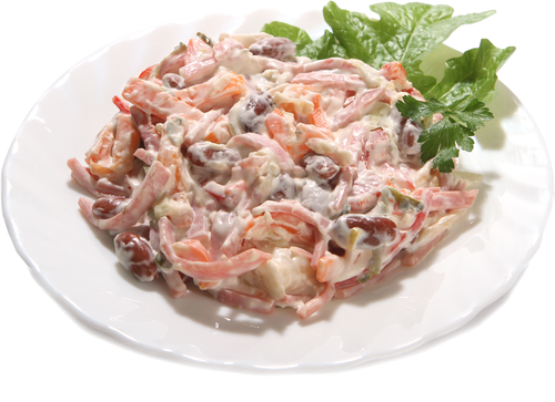 

Салат Немецкий с ветчиной и жаренным луком вес ЛЕНТА FRESH СП