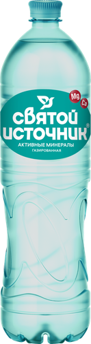 

Вода питьевая Святой Источник Активные минералы газированная 1.5 л