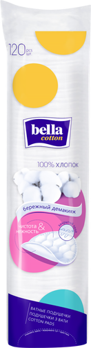 

Ватные диски Bella Cotton круглые 120 шт.