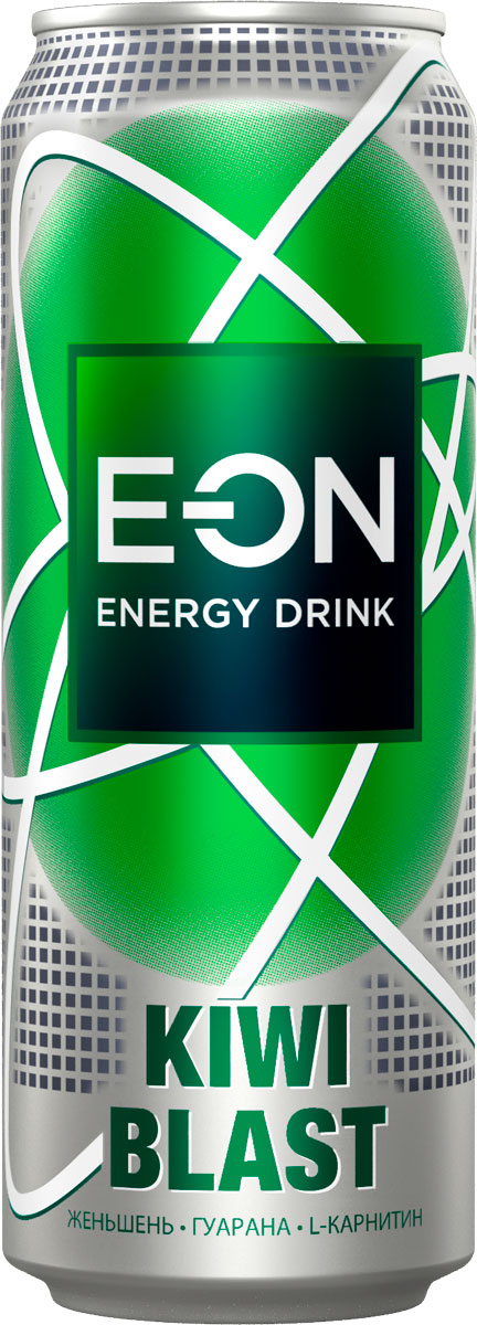 

Напиток E-On энергетический киви-ананас газированный