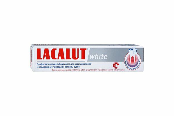 Зубная паста Lacalut white отбеливающая