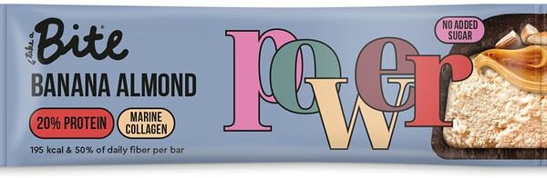 Батончик Take a Bite протеиновый Банан-Миндаль 50г