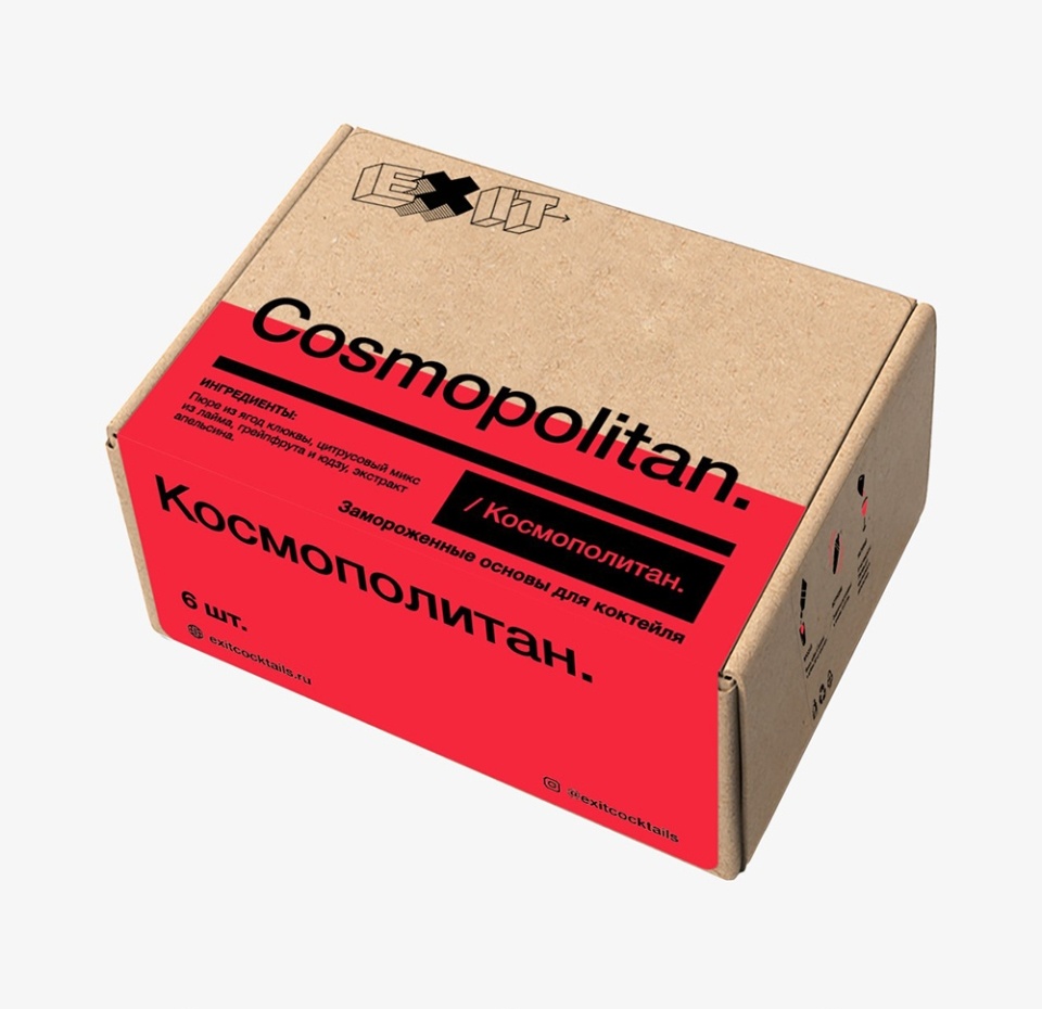 

Фруктовое пюре для коктейлей «Космополитан», Exit, Россия