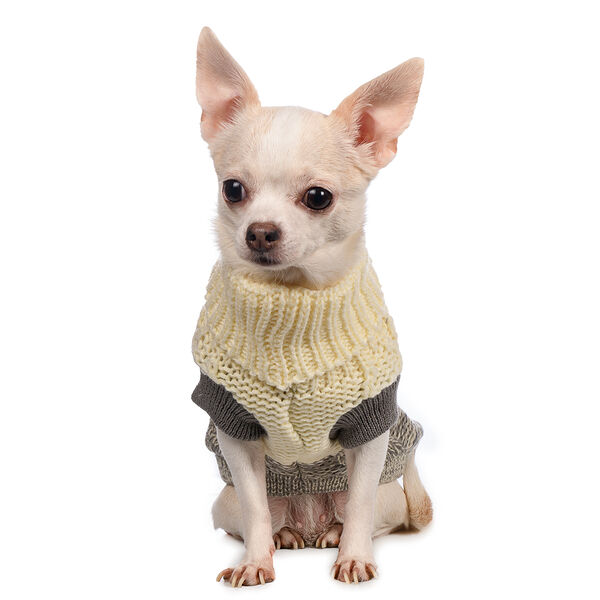 Свитер для собак 55см 4XL серый (унисекс)