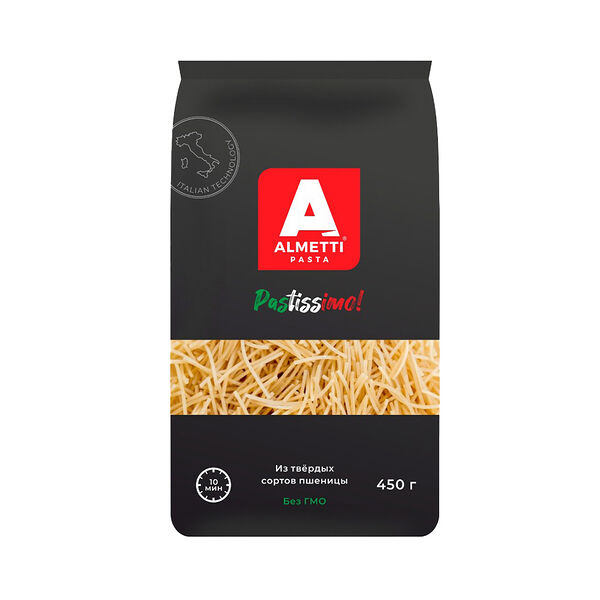Макаронные изделия в/с грА Вермишель Almetti 0,45 кг