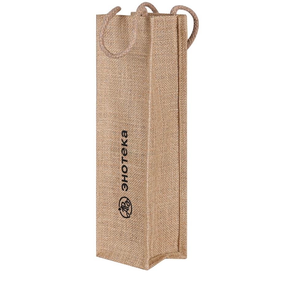 

Сумка Энотека 10х10х35 см джутовая, Индия