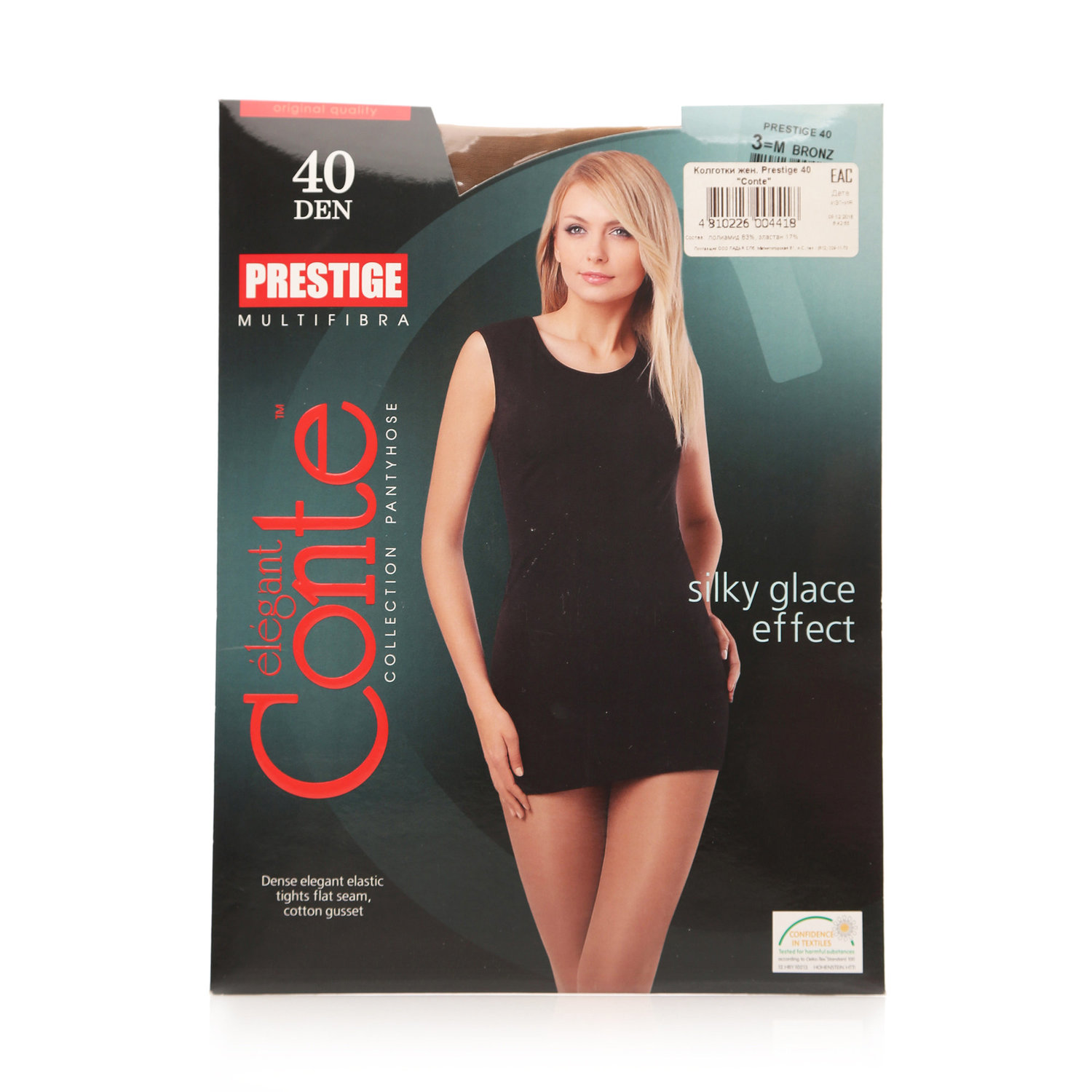 

Колготки Conte Prestige Bronz 3 размер 40 den