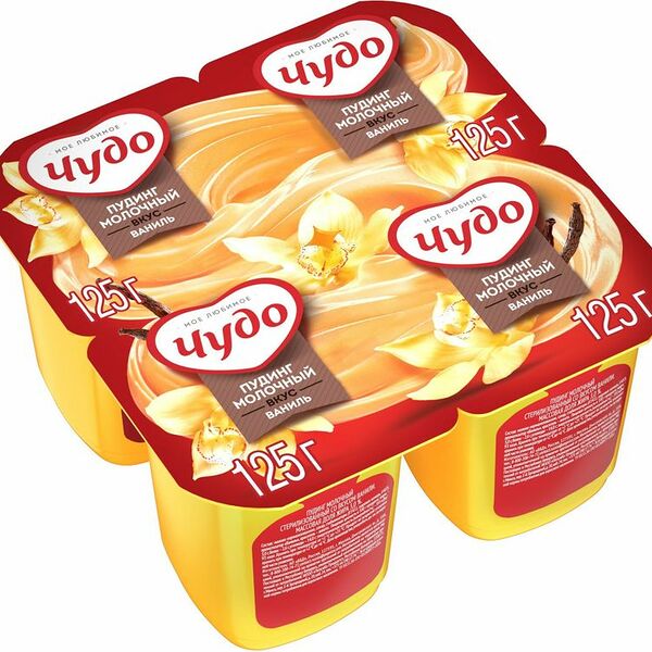 Пудинг Чудо Ваниль 1шт. 3% 125г