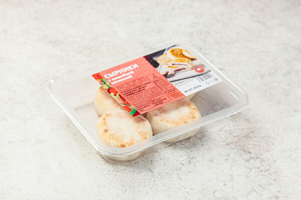 Сырники с вишневой начинкой, зам.(Продукт замороженный)