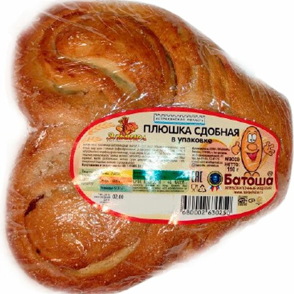 Плюшка Батоша высший сорт 110г