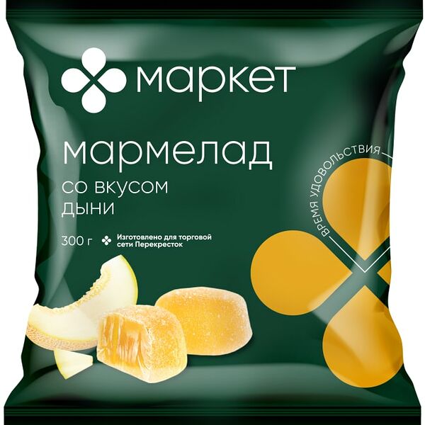 Мармелад Маркет со вкусом дыни 300г
