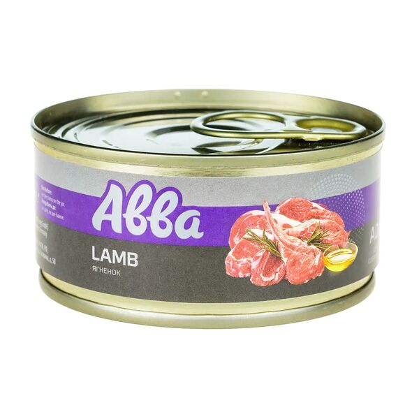 Консервы для взрослых собак всех пород с ягненком