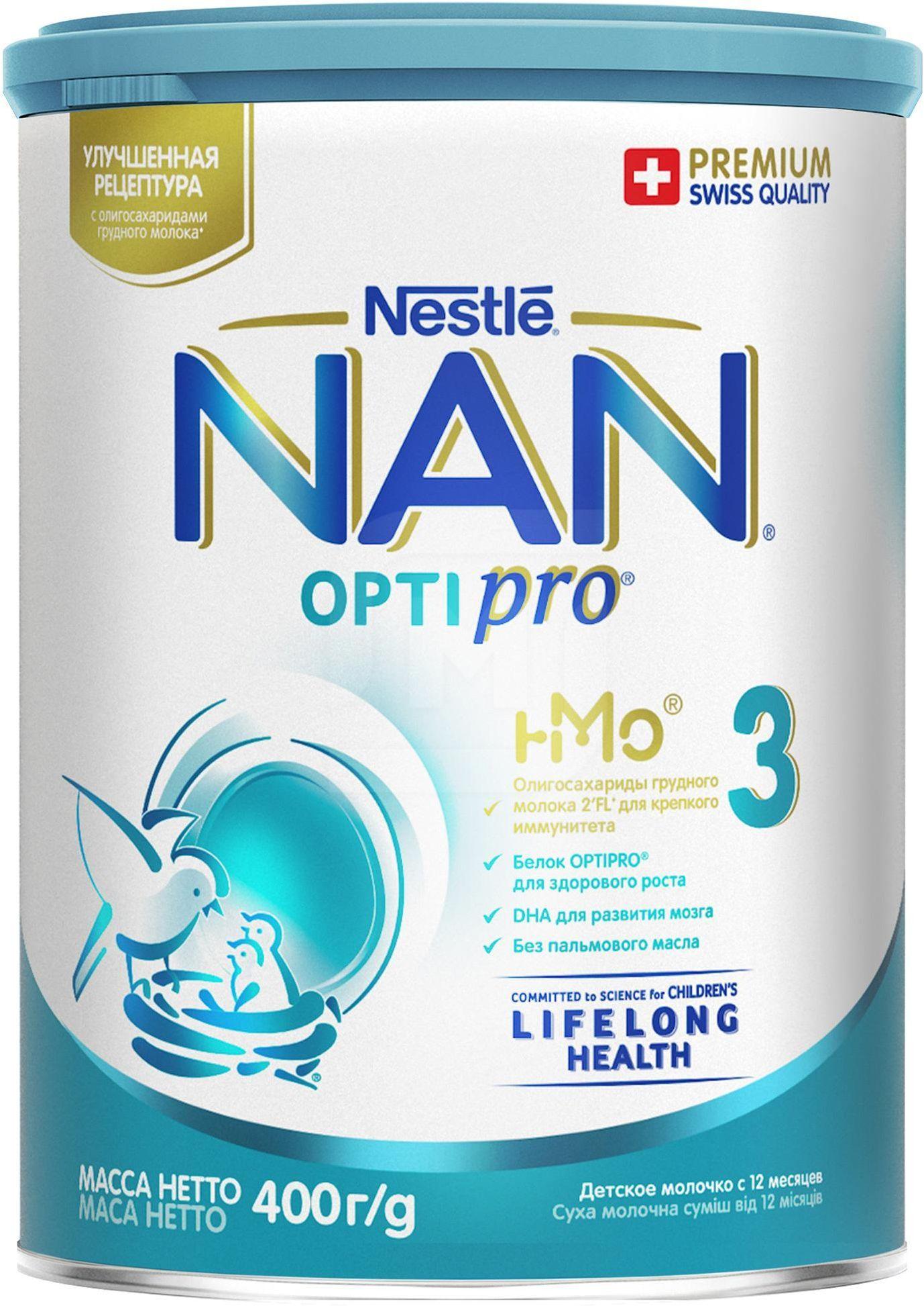

Смесь Nan 3 Optipro молочная