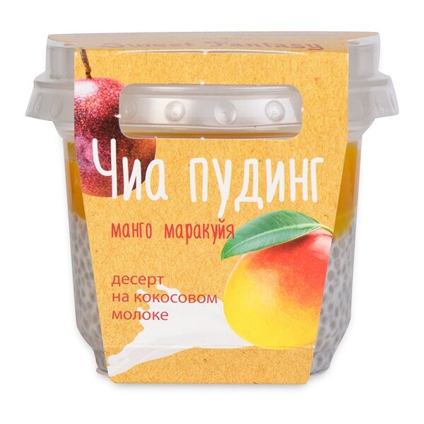 Пудинг Sweet Fantasy Кокосовый Чиа-манго-маракуйя