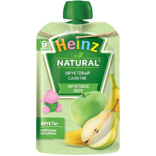 Пюре фруктовое Heinz Фруктовый салатик с 6 месяцев