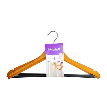 Набор вешалок Attribute Bamboo универсальные 44 см 3 шт.