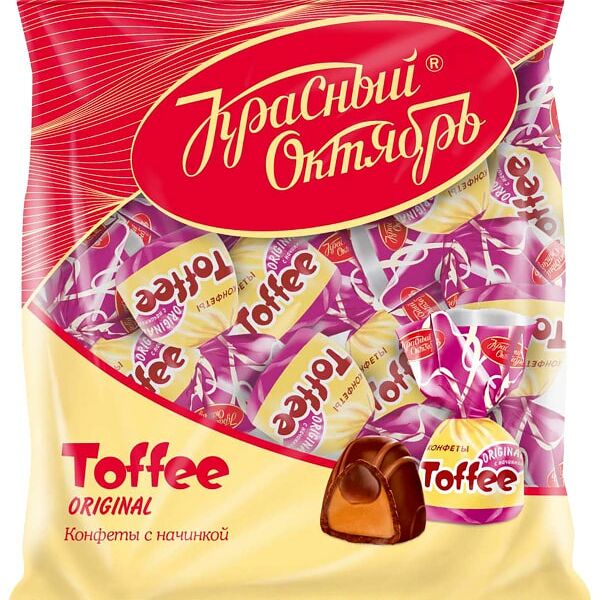 Конфеты Красный Октябрь Toffe De Luxe Классик 250г