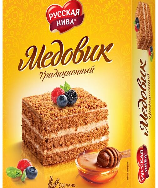 Торт Русская нива Медовик классический 420г