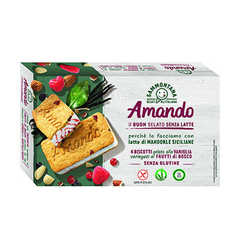 Десерт замороженный Sammontana «Итальянское мороженое Амандо Бискотто