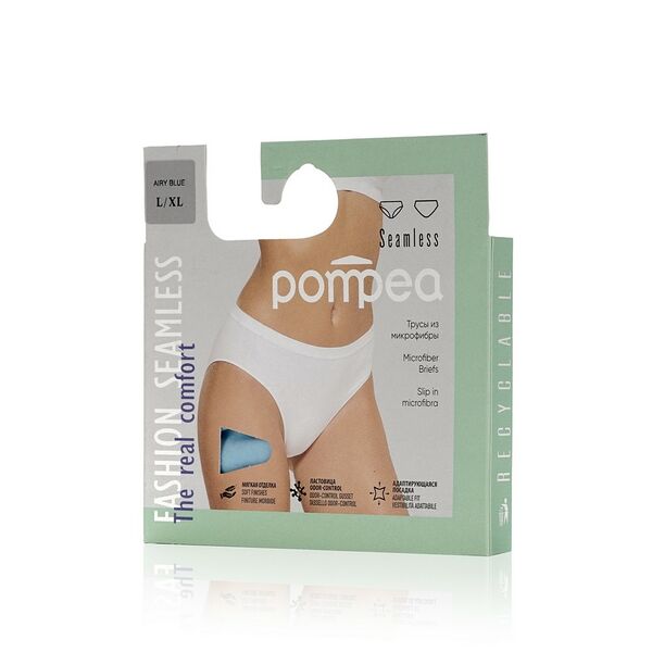 Женские трусы Pompea Slip, Светло-синий, L/XL
