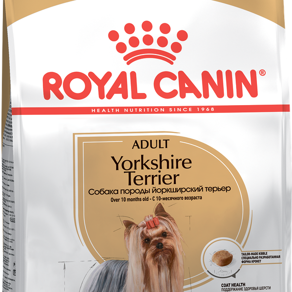 Сухой корм для собак Royal Canin Adult Yorkshire Terrier для породы Йоркширский терьер с 10 месяцев 1500 г