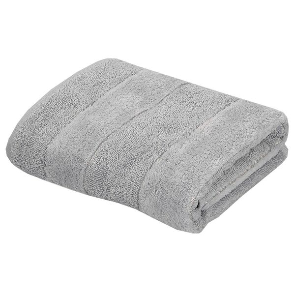 Полотенце махровое ДМ-Текстиль Serenity, серый, хлопок, 50х90 см